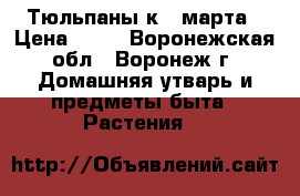 Тюльпаны к 8 марта › Цена ­ 30 - Воронежская обл., Воронеж г. Домашняя утварь и предметы быта » Растения   